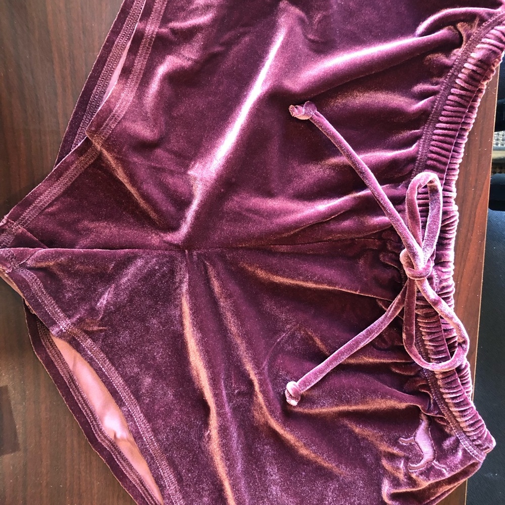 COPY - Victoria’s Secret Pink sleep shorts velvet